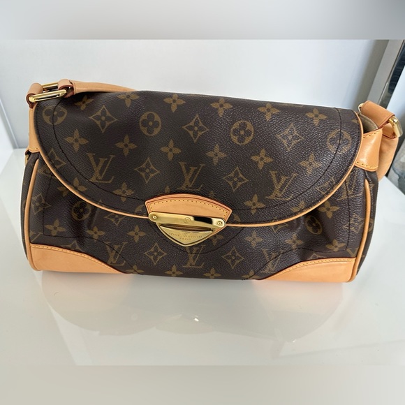 Louis Vuitton Beverly Monogram MM Brown Shoulder Bag - Picture 1 of 8